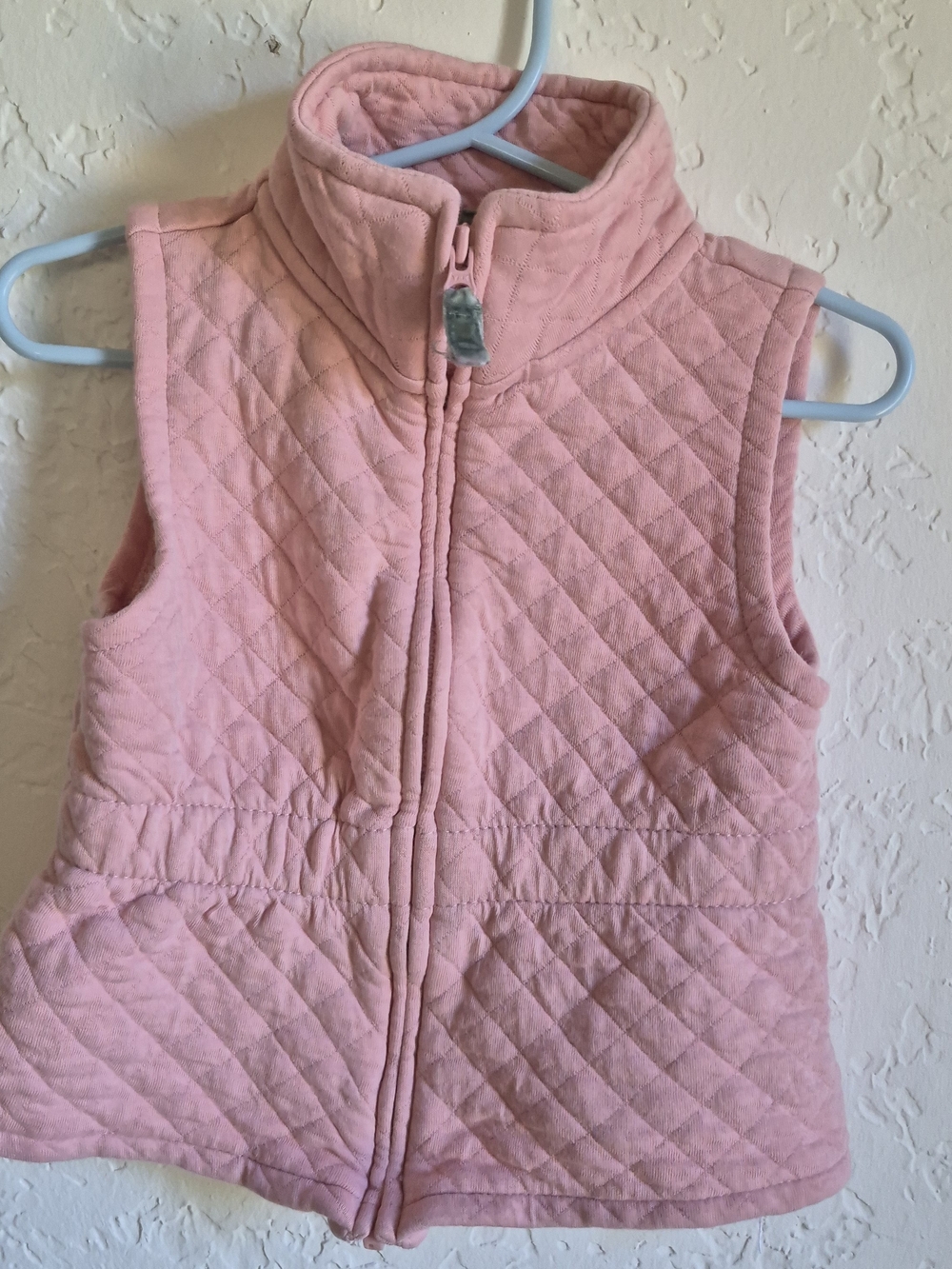 Carter's Quilted Pink Girls' Vest with Stand Collar Size 24M